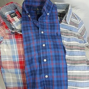 Bundle Boys size 4 button shirts